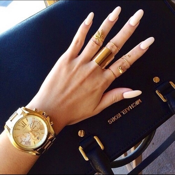 gold chunky watch
